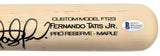 Fernando Tatis Jr. Autographed Blonde Victus Game Model Bat San Diego Padres "Go Padres" Beckett BAS Stock #189448