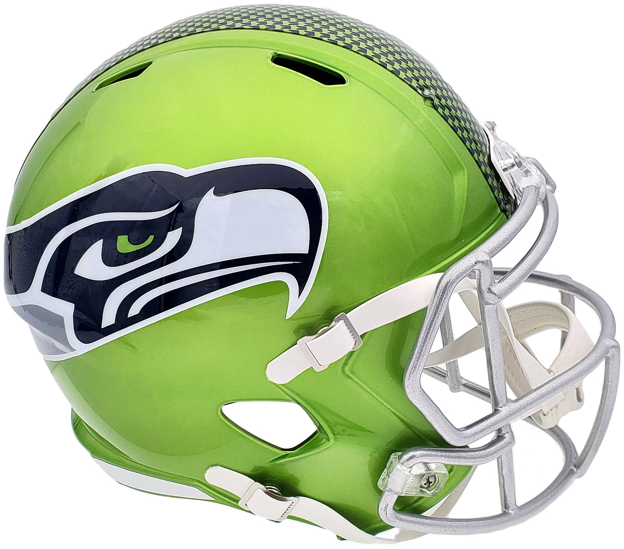 Seattle Seahawks Unsigned Green Flash Alternate Full Size Speed Replica Helmet Stock #197053