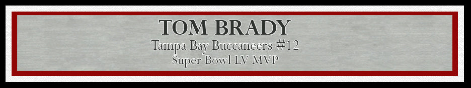 Tom Brady Autographed Framed 16x20 Photo Tampa Bay Buccaneers Super Bowl LV Fanatics Holo Stock #197158