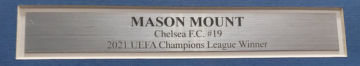 Mason Mount Autographed Framed 11x14 Photo Chelsea F.C. Beckett BAS Stock #197149