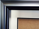 Black Framed 8x10 Photo Framing Kit With 11x14 Option Stock #210994