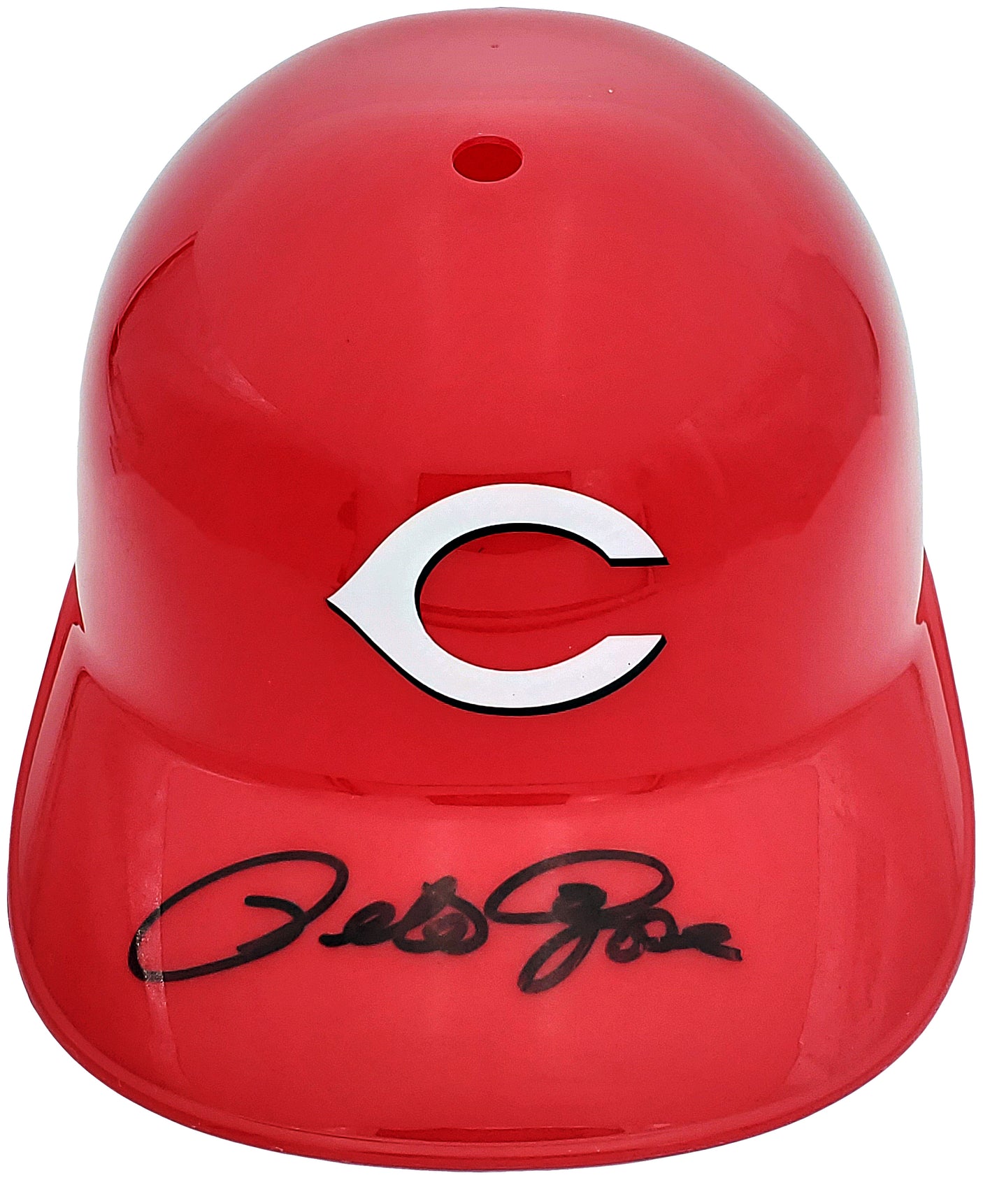 Pete Rose Autographed Cincinnati Reds Batting Helmet PR Holo Stock #196983