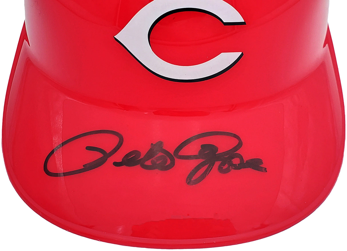 Pete Rose Autographed Cincinnati Reds Batting Helmet PR Holo Stock #196983