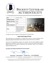 Salem (6) Gabel, West, Goldberg, Montgomery +2 Signed 12x18 Photo BAS #A57877