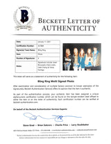 Bling Ring (4) Broussard, Julien, Chang & Farmiga Signed 12x18 Photo BAS #A57884