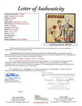Nirvana (3) Cobain, Grohl & Novoselic Signed Incesticide Cd Cover JSA #BB37429