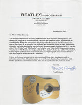 Beatles Drummers (3) Starr, Best & White Signed Epiphone Acoustic Guitar BAS JSA