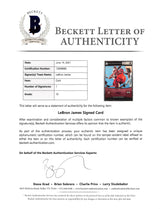 LeBron James Signed 2005 UD 8x10 Signature Portraits #LJ1 Card Auto 10! BAS Slab