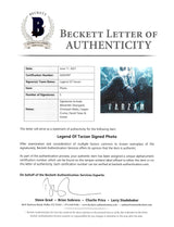 The Legend of Tarzan (5) Skarsgard, Waltz, Crump, +2 Signed 12x18 Photo BAS