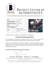 The Way Back (3) DaVinchi, McArthur & 1 More Signed 12x18 Photo BAS #AA03488