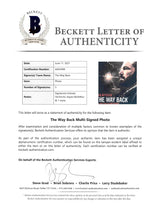 The Way Back (3) DaVinchi, McArthur & 1 More Signed 12x18 Photo BAS #AA03489