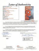 (4) Stan Lee, Romita, Bagley & Slott Signed Amazing Spider-Man 016 Var Comic JSA