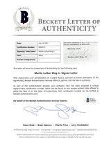 Martin Luther King Jr. Signed 8.5x11 1966 Letter On SCLC Letterhead BAS #AA03721
