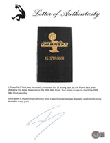 Shaquille O'Neal Signed 2006 NBA Championship 15 Strong Coffee Table Book BAS