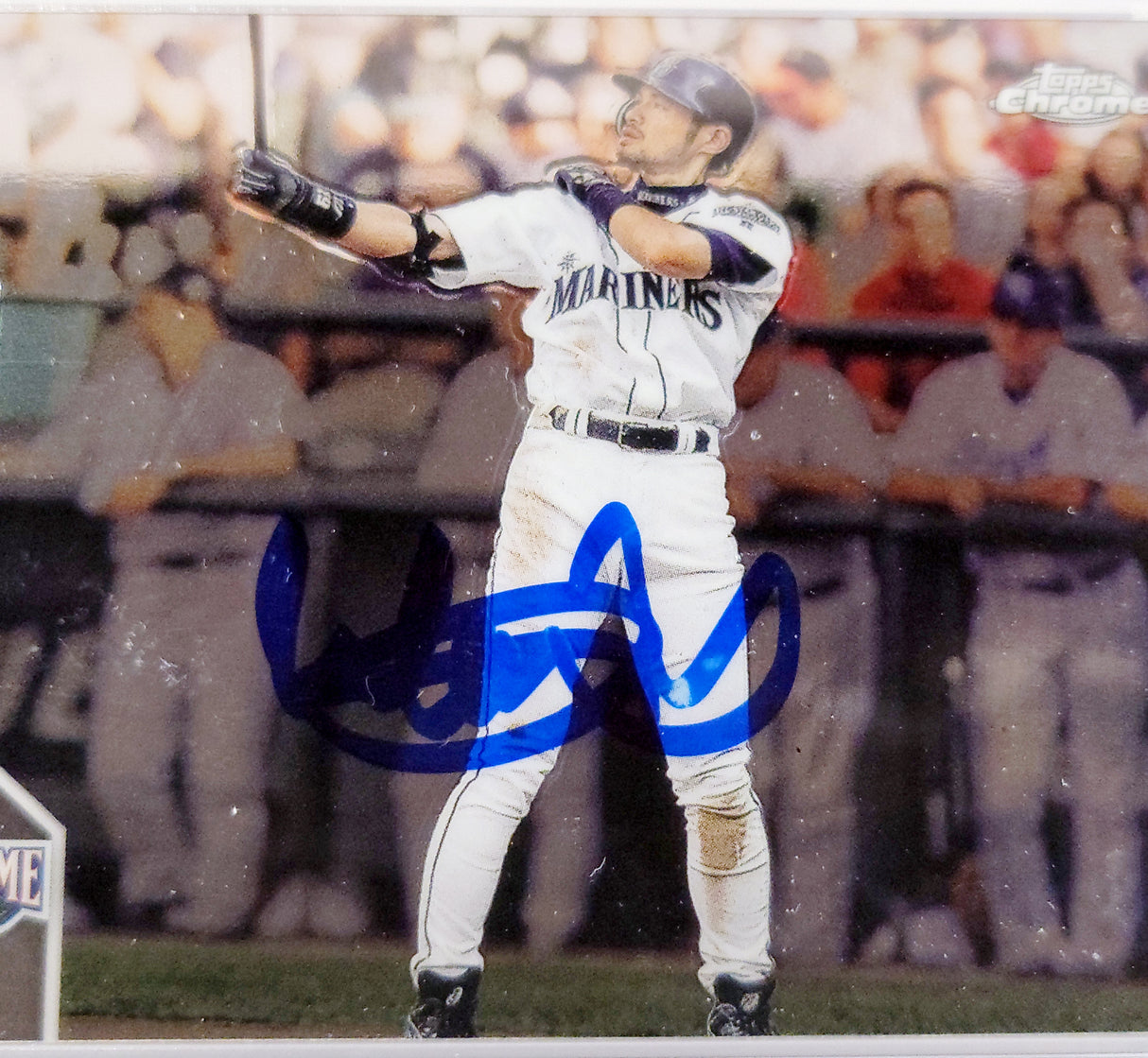 Ichiro Suzuki Autographed 2020 Topps Chrome Update Rookie Card #U-64 Seattle Mariners 2001 All Star Game Beckett BAS #14134163