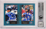 Albert Pujols & Ichiro Suzuki Autographed 2001 Topps Traded Rookie Card #T99 Auto Grade Gem Mint 10 "01 ROY" Beckett BAS #14128980
