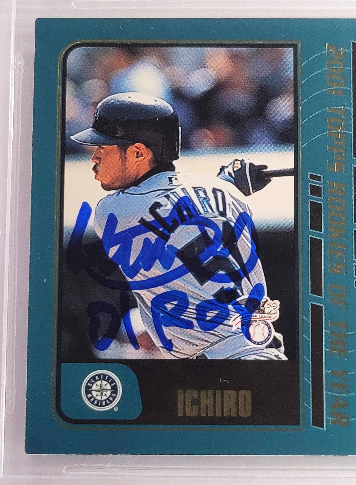 Albert Pujols & Ichiro Suzuki Autographed 2001 Topps Traded Rookie Card #T99 Auto Grade Gem Mint 10 "01 ROY" Beckett BAS #14128980