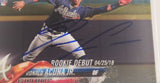 Ronald Acuna Jr. Autographed 2018 Topps Chrome Update Rookie Card #HMT31 Atlanta Braves PSA 10 Auto Grade Mint 9 PSA/DNA #56463133