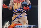 Ronald Acuna Jr. Autographed 2018 Topps Chrome Update Rookie Card #HMT25 Atlanta Braves PSA 9 Auto Grade Gem Mint 10 PSA/DNA #56463079
