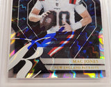 Mac Jones Autographed 2021 Panini Donruss Elite Series Rookie Card #ESR-MJO New England Patriots Beckett BAS #14231867