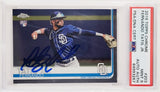 Fernando Tatis Jr. Autographed 2019 Topps Chrome Rookie Card #203 San Diego Padres PSA 9 (Bubbling) PSA/DNA #64993267