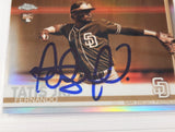Fernando Tatis Jr. Autographed 2019 Topps Chrome Sepia Refractor Rookie Card #203 San Diego Padres PSA 9 PSA/DNA #64993255
