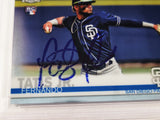 Fernando Tatis Jr. Autographed 2019 Topps Chrome Rookie Card #203 San Diego Padres PSA 10 (Bubbling) PSA/DNA #64993258