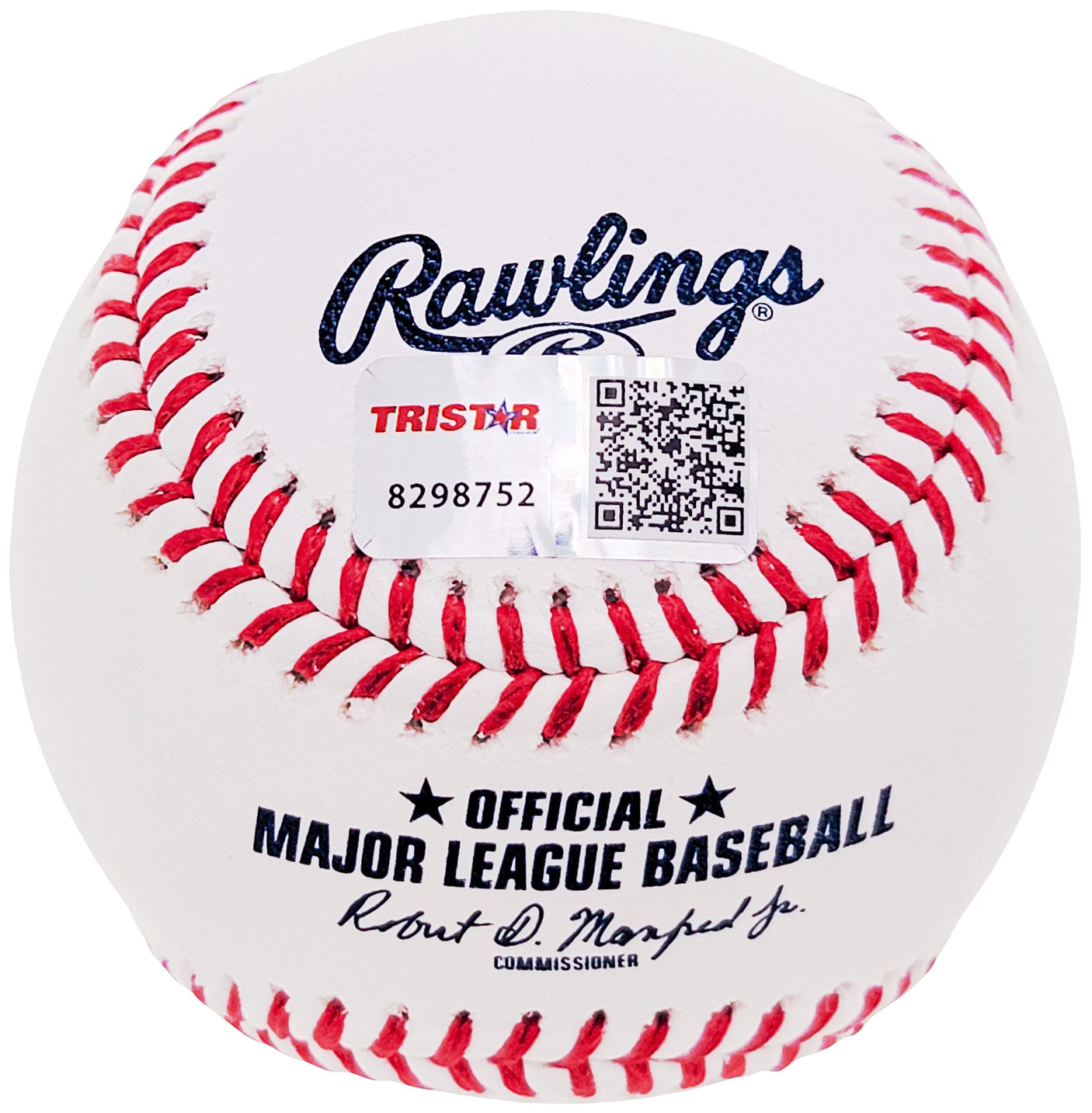 Ken Griffey Sr. Autographed Official MLB Baseball Cincinnati Reds "75-76 WS Champs" Tristar Stock #207949