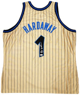 Orlando Magic Anfernee Penny Hardaway Autographed Gold Authentic Mitchell & Ness 1993-94 75th Anniversary Hardwood Classic Swingman Jersey Size XXL PSA/DNA Stock #208249