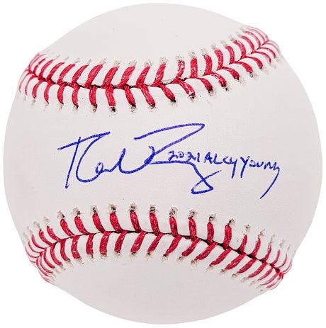 Robbie Ray Autographed Official MLB Baseball San Francisco Giants "2021 AL Cy Young" Beckett BAS QR Stock #205862