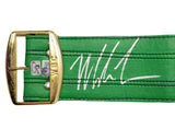 Mike Tyson Autographed Green WBC World Championship Belt Beckett BAS Witness Stock #210831