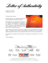 Muhammad Ali Authentic Signed Red Everlast Boxing Glove PSA/DNA Itp #4A54300