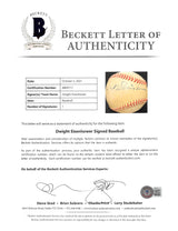 Dwight D. Eisenhower Authentic Signed WIlliam Harridge Oal Baseball BAS & PSA