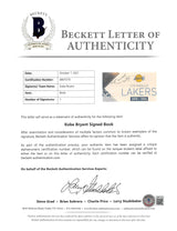 Lakers Kobe Bryant Signed 2015-16 Final Season Season Ticket Holder Book BAS