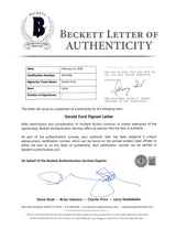 Gerald Ford Authentic Signed 6.75x9 1976 Letter On WH Letterhead BAS #AB14596