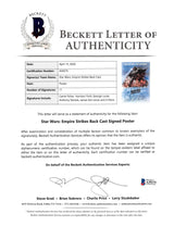 (11) Ford, Fisher, Lucas, Oz, Jones +6 12x18 Star Wars ESB Poster BAS #A39275