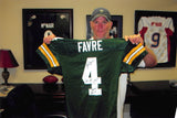Packers Brett Favre Signed Game Used Green Reebok Jersey BAS & Photomatched!