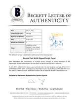 Empire (4) Gray, McNeill, Strong & Daniels Signed Script Cover BAS #AB77608