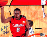 Warriors Andrew Wiggins Authentic Signed 8x10 Photo Autographed BAS #BF88749