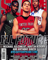 Kentucky Anthony Davis & Michael Kidd-Gilchrist Signed 8x10 Photo BAS #BF88689