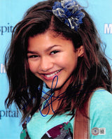 Zendaya Spider-Man: No Way Home Authentic Signed 8x10 Photo BAS #BF88657