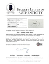 John F. Kennedy Signed 7x10.25 1962 2 Page Letter On White House Letterhead BAS