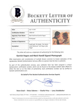 Mark Hamill & Garrick Hagon Star Wars A New Hope Signed 8x10 Photo BAS Slabbed