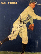 Earle Combs Autographed 1933 Goudey Rookie Card #103 New York Yankees JSA #Y66409