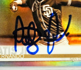 Fernando Tatis Jr. Autographed 2019 Topps Chrome Sepia Refractor Rookie Card #203 San Diego Padres BGS 9.5 Auto Grade Gem Mint 10 Highest Graded Beckett BAS #15350028