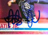 Fernando Tatis Jr. Autographed 2019 Topps Chrome Purple Refractor Rookie Card #203 San Diego Padres BGS 8.5 Auto Grade Gem Mint 10 Beckett BAS #15350636