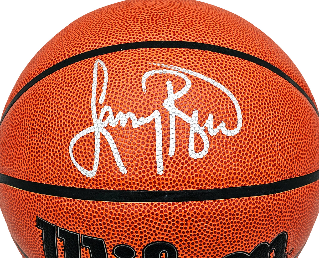 Larry Bird Autographed Authentic Series Indoor/Outdoor Wilson NBA Basketball Boston Celtics PSA/DNA Stock #215609