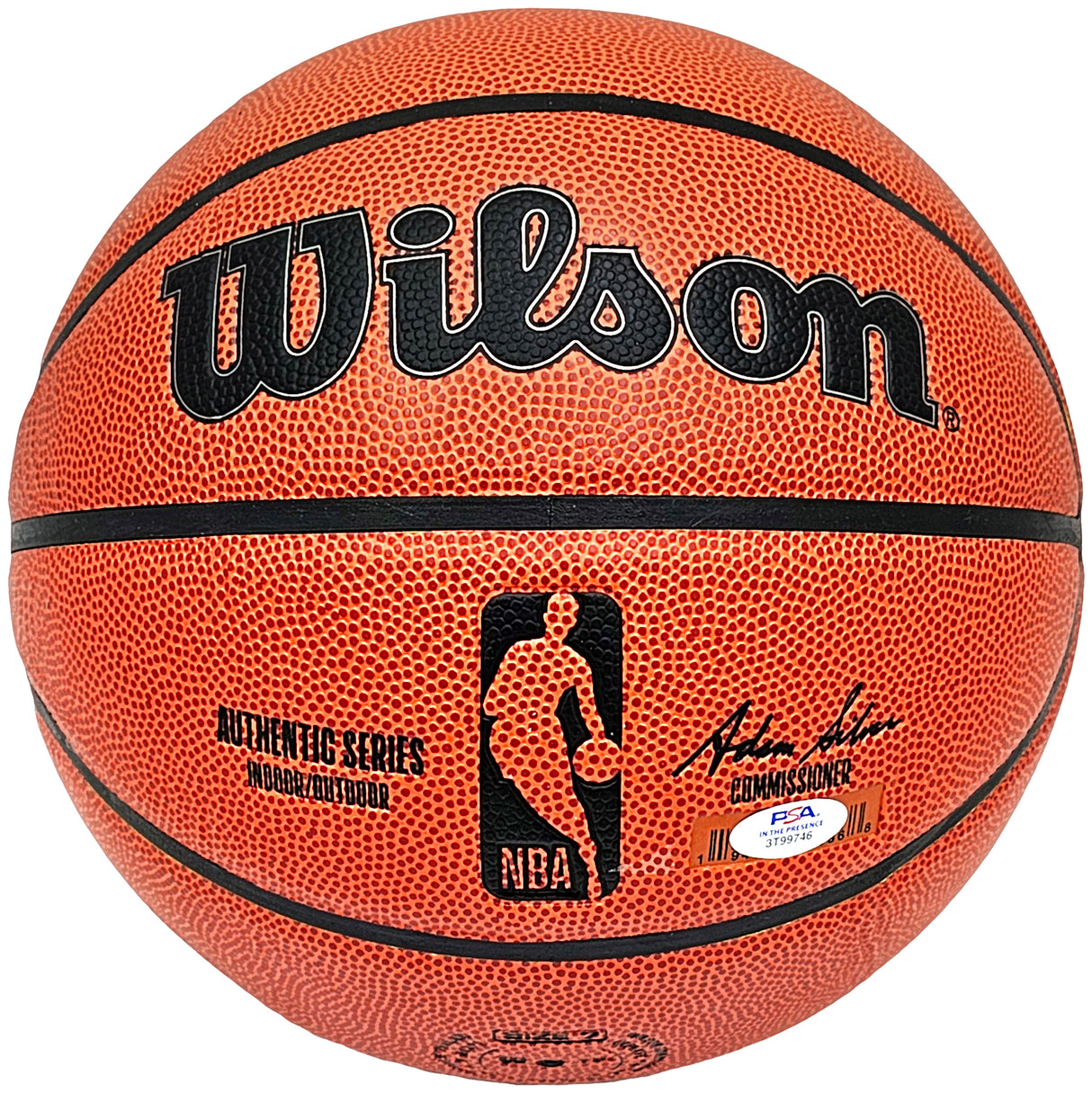 Larry Bird Autographed Authentic Series Indoor/Outdoor Wilson NBA Basketball Boston Celtics PSA/DNA Stock #215609