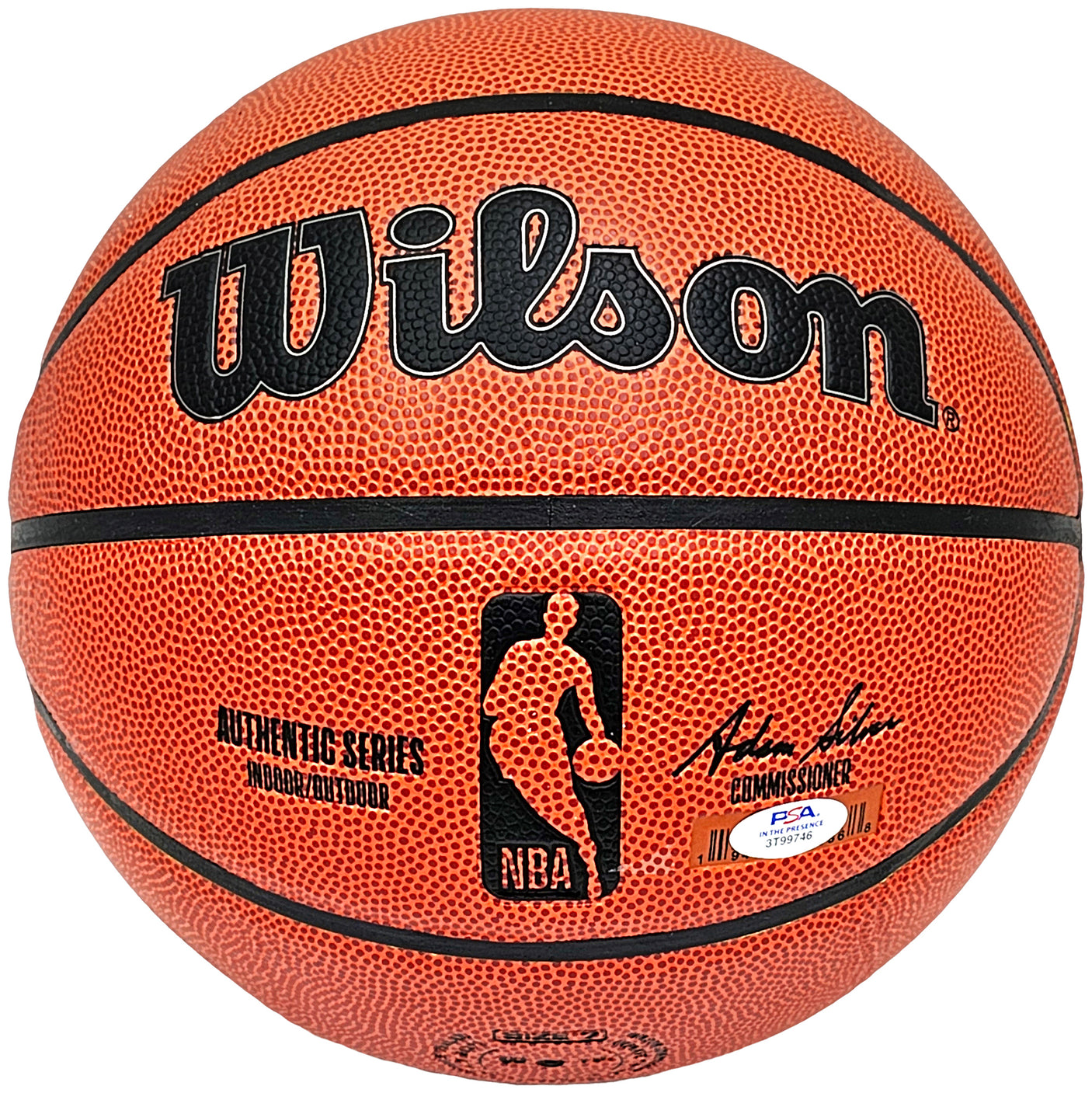 Larry Bird Autographed Authentic Series Indoor/Outdoor Wilson NBA Basketball Boston Celtics PSA/DNA Stock #215609
