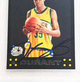 Kevin Durant Autographed 2007-08 Topps Rookie Card #112 Seattle Sonics On Card Beckett BAS #15500184